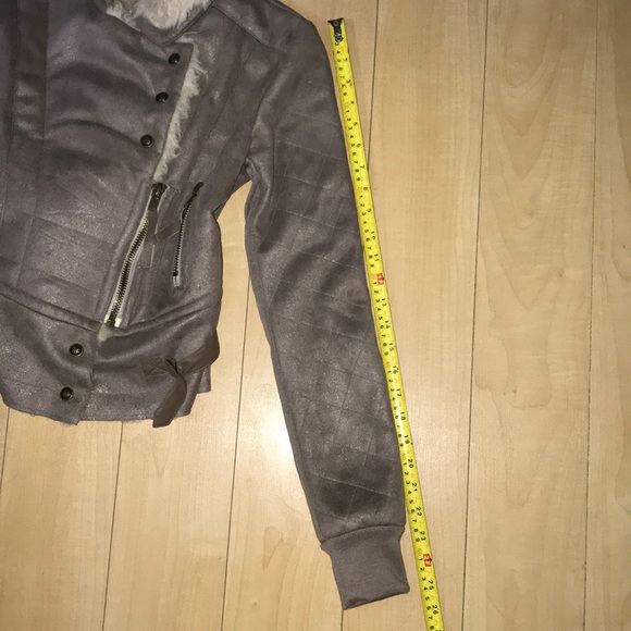 Miss Me Suede Shearing Moto Jacket - Picture 6 of 6